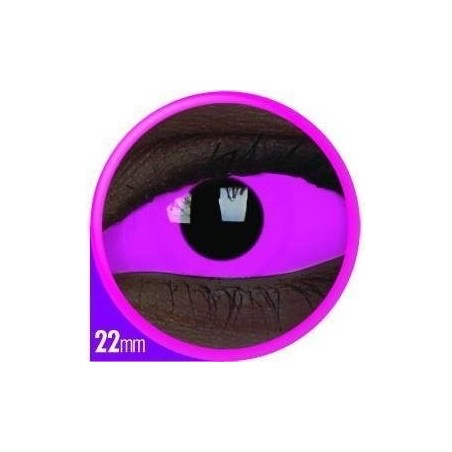 ColourVUE UV Raiden Pink Sclera Full Eye Contact Lenses 22mm (6 Month)