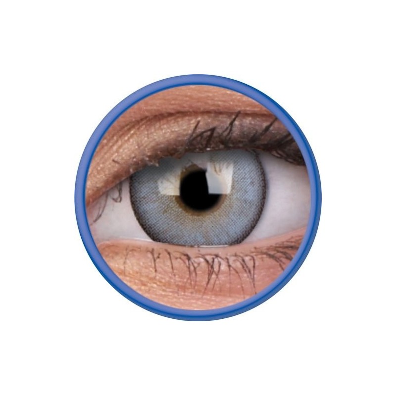 ColourVUE Lumina Sparkling Blue Natural Vibrant Coloured Contact Lenses (90 Day)