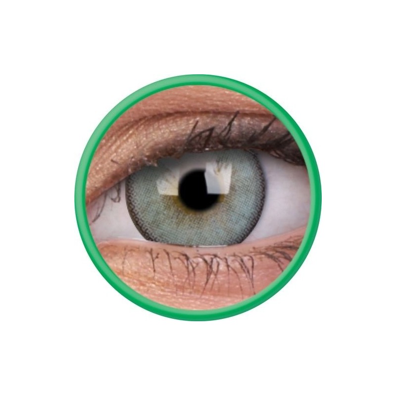 ColourVUE Lumina Gleaming Green Natural Vibrant Coloured Contact Lenses (90 Day)
