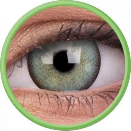 ColourVUE Lumina Dazzling Mint Green Natural Vibrant Coloured Contact Lenses (90 Day)