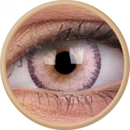 ColourVUE Fizzy Sepia Natural Beige Hazel Brown Vibrant Coloured Contact Lenses