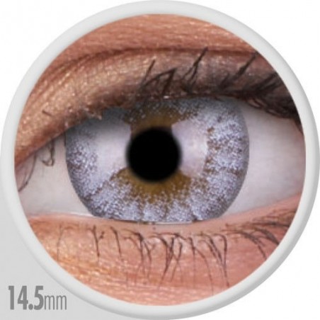 ColourVUE Cheerful Creamy Ice Grey White Natural Coloured Contact Lenses