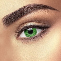 Eye Fusion Velvet Green 1 Tone Natural Coloured Contact Lenses