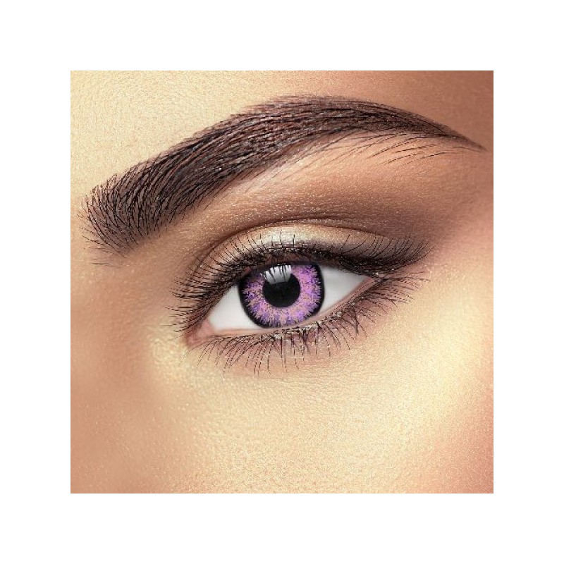 Eye Fusion Glamour Violet Purple Coloured Contact Lenses