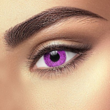 Eye Fusion Violet Purple 1 Tone Coloured Contact Lenses
