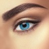 Eye Fusion Silky Blue 1 Tone Bright Coloured Contact Lenses