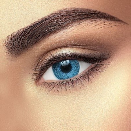 Eye Fusion True Blue 2 Tone Bright Coloured Contact Lenses
