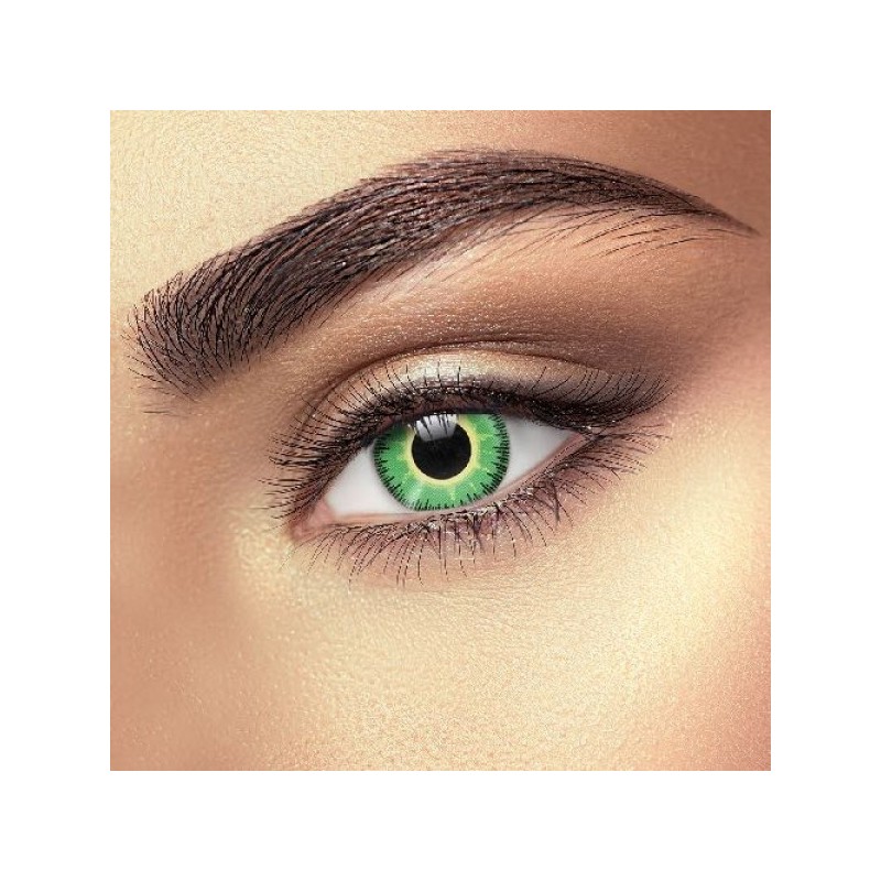 Fusion Green Yellow Bright Coloured Contact lenses