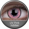 UV Glow Pink Jubilee Crazy Colour Contact Lenses (1 Year)