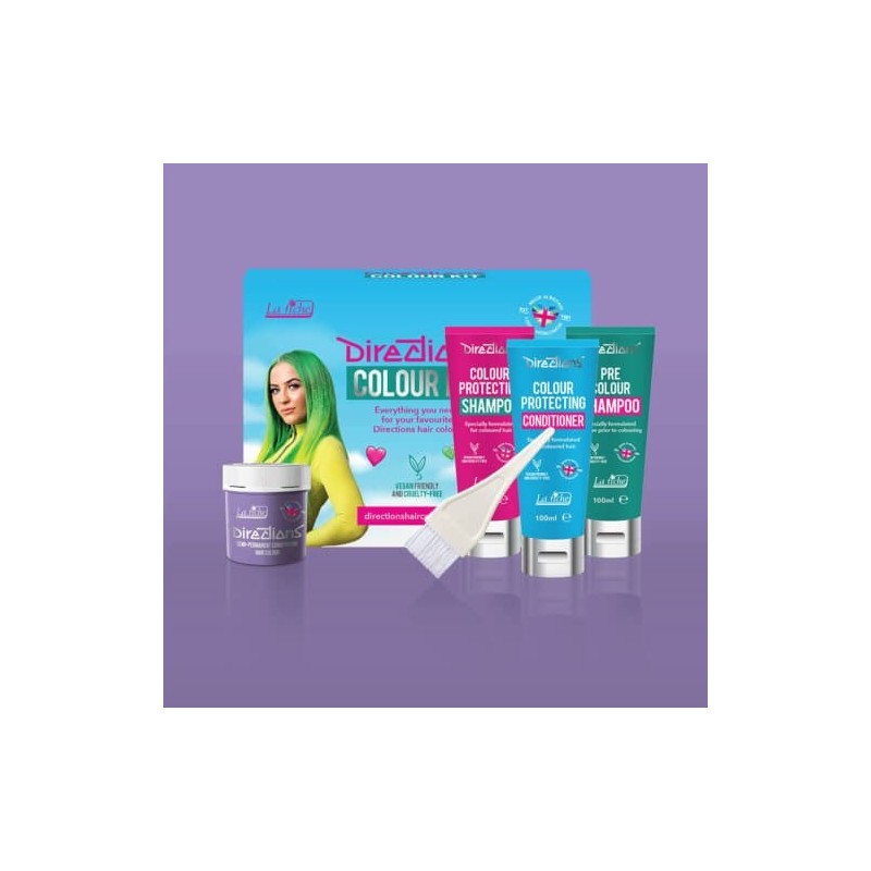 Directions Lilac Hair Colour Kit 
