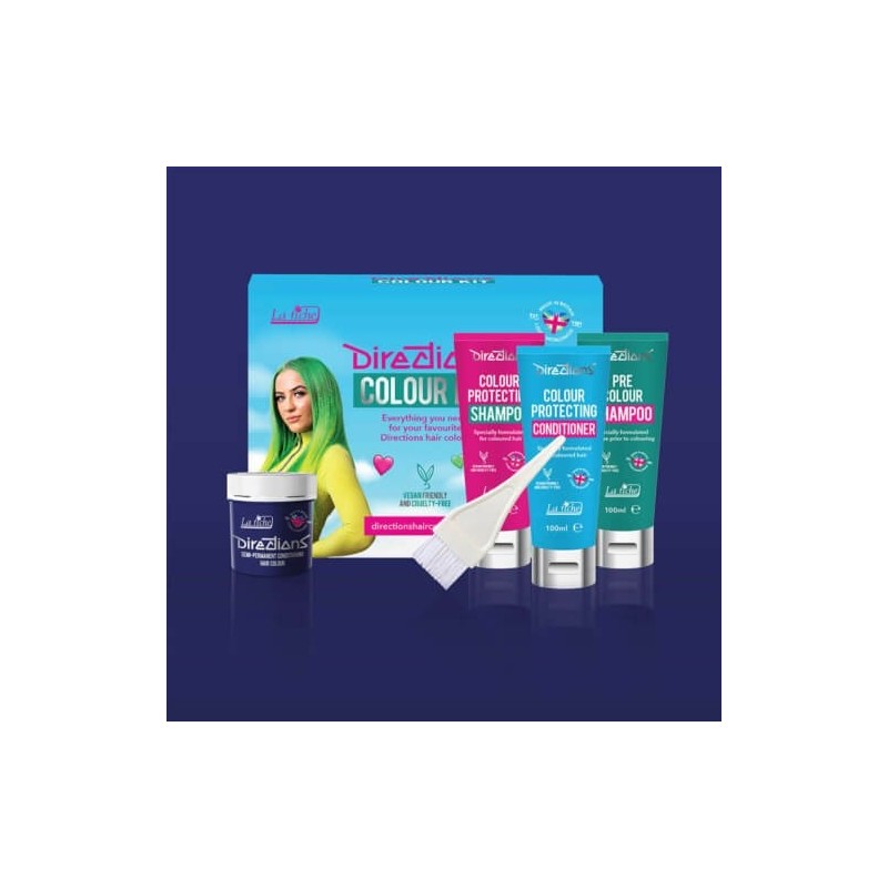 Directions Midnight Blue Hair Colour Kit 