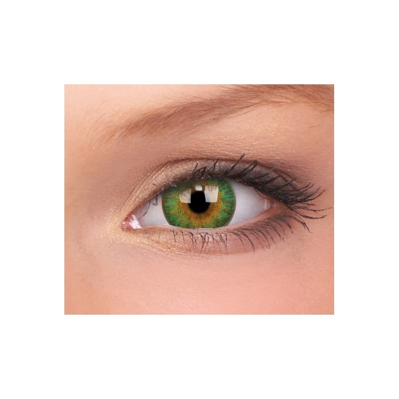 ColourVUE Trublends Emerald Green 1 Month Wear Coloured Contact Lenses