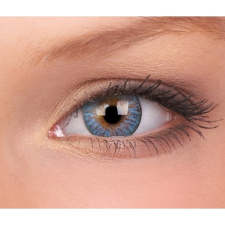 ColourVUE Trublends Aqua Blue 1 Month Wear Coloured Contact Lenses