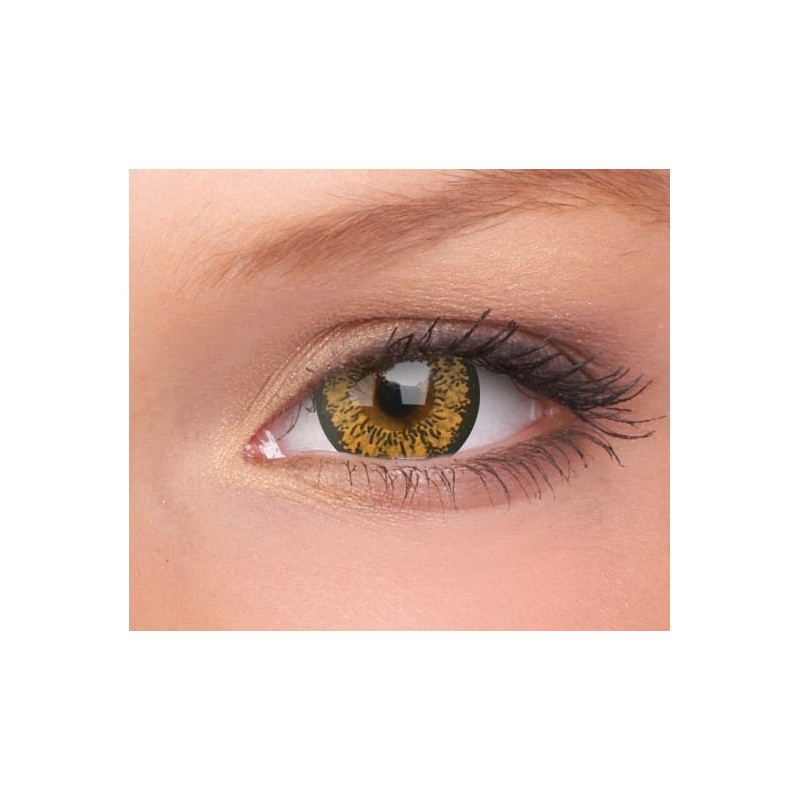 ColourVUE Sparkle Nutella Hazel Brown Big Eye Lenses