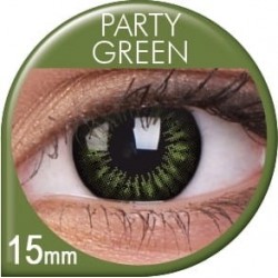 ColourVUE Party Green Big Eye Coloured Contact Lenses