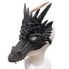 Halloween Black Dragon Head Fancy Dress Cosplay Masquerade 3D Costume Face Mask