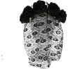  Day Of The Dead Costume Black Rose Lace Veil Headband Halloween Fancy Dress 