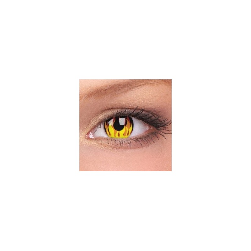 Flame Hot Crazy Colour Contact Lenses (1 Year Wear)
