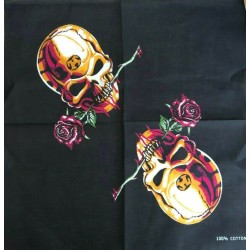  Halloween Gothic Skull Roses Biker Flame Unisex Pirate Bandana Head Neck Scarf