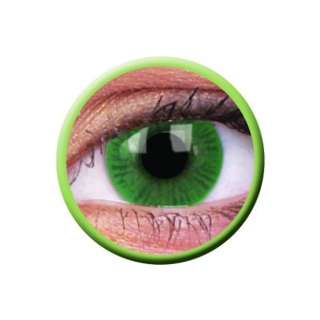 ColourVUE Green Basic Coloured Contact Lenses (90 Day)