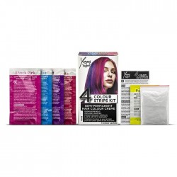 Stargazer Yummy Hair Colour Dye 4 Colour Strips Kit Vivid