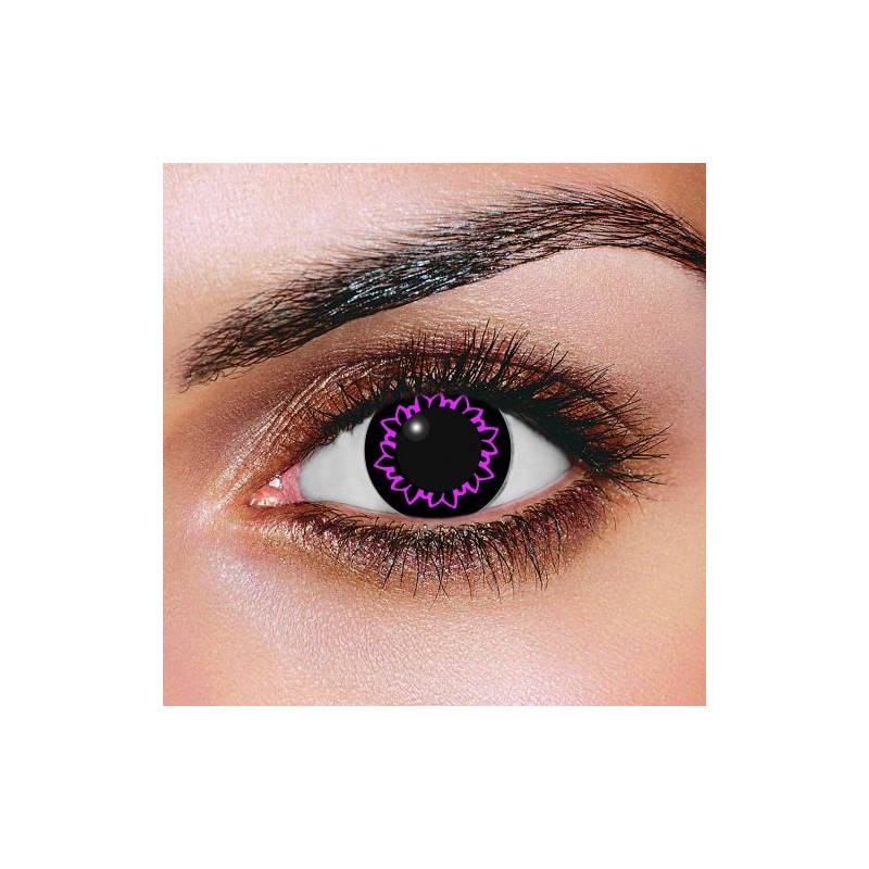 EDIT Big Eye Butterfly Violet Coloured Contact Lenses