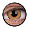 Solarr Orange Red Clown Halloween Crazy Coloured Contact Lenses (1 Year Wear)