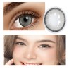 ColourVUE Platinum Grey Natural Coloured Contact Lenses