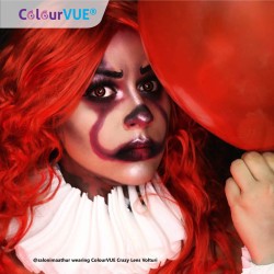 ColourVUE 1 Day Use Volturi Deep Red Crazy Halloween Coloured Contact Lenses