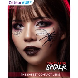 ColourVue Spider Web Crazy Colour Contact Lenses (3 Month Wear)