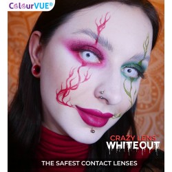 ColourVue Whiteout Crazy Colour Contact Lenses (1 Year Wear)