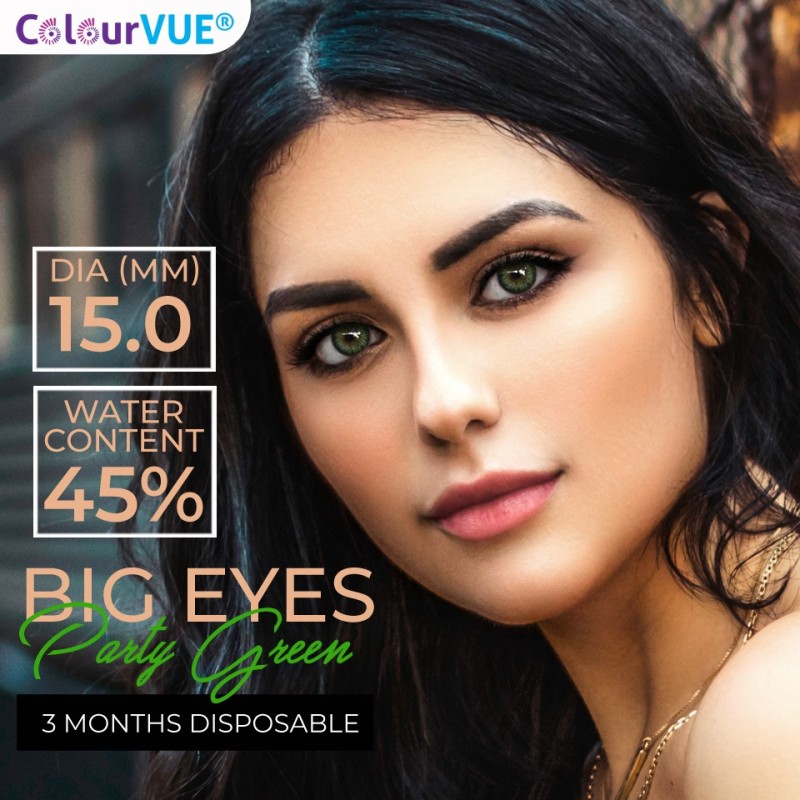Emerald Green Colored Contact Lenses by Maxvue brand