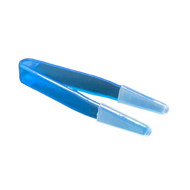 Blue Tweezers For Coloured Contact Lenses Handling And Hygiene