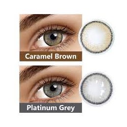 ColourVUE Platinum Grey Natural Coloured Contact Lenses