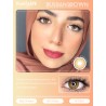 FreshLady Russian Brown Coloured Contact Lenses Yearly