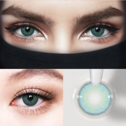 FreshLady Russian Blue Coloured Contact Lenses Yearly