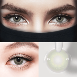 FreshLady DNA Taylor Green Grey Coloured Contact Lenses Yearly