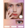 FreshLady Starshine Lolite Brown Coloured Contact Lenses Yearly
