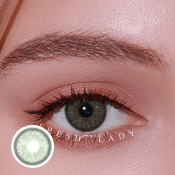FreshLady Rococo Encounter Pastel Green Coloured Contact Lenses Yearly