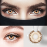 FreshLady Madame Russet Brown Coloured Contact Lenses Yearly