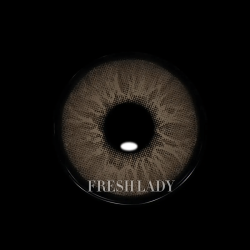 FreshLady Love Story Oxy Brown Coloured Contact Lenses Yearly