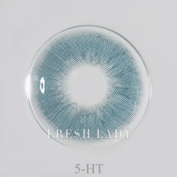 FreshLady Love Story 5-HT Blue Coloured Contact Lenses Yearly