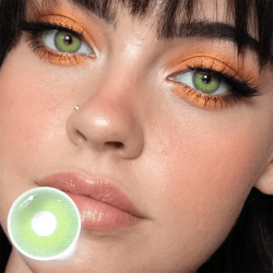FreshLady Pixie Green Coloured Contact Lenses Yearly