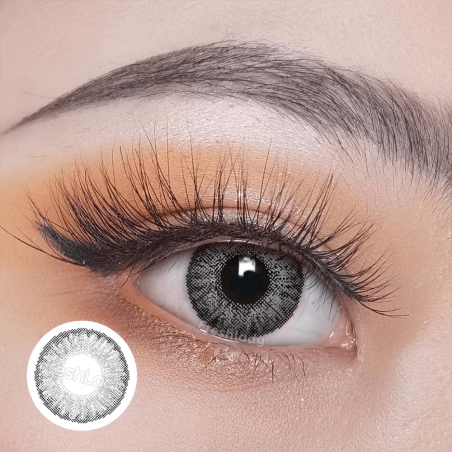 FreshLady Three Tone Crystal Grey Coloured Contact Lenses Yearly