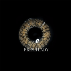 FreshLady Three Tone Brown Coloured Contact Lenses Yearly