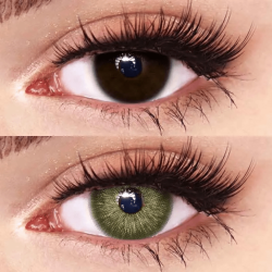 FreshLady Magnificent Amazonia Green Coloured Contact Lenses Yearly