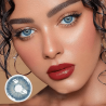 FreshLady Magnificent Antarctic Blue Coloured Contact Lenses Yearly