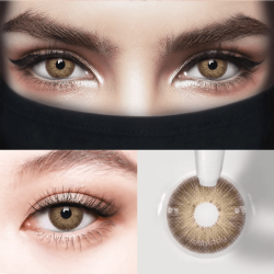 FreshLady Magnificent Sahara Brown Coloured Contact Lenses Yearly