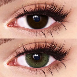 FreshLady Athena Olivine Green Coloured Contact Lenses Yearly