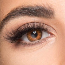Honey Orange Brown Fresh Natural Coloured Contact Lenses Yearly wear